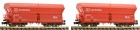 852318 Fleischmann Set of 2 self-unloading hopper cars type Falns 183